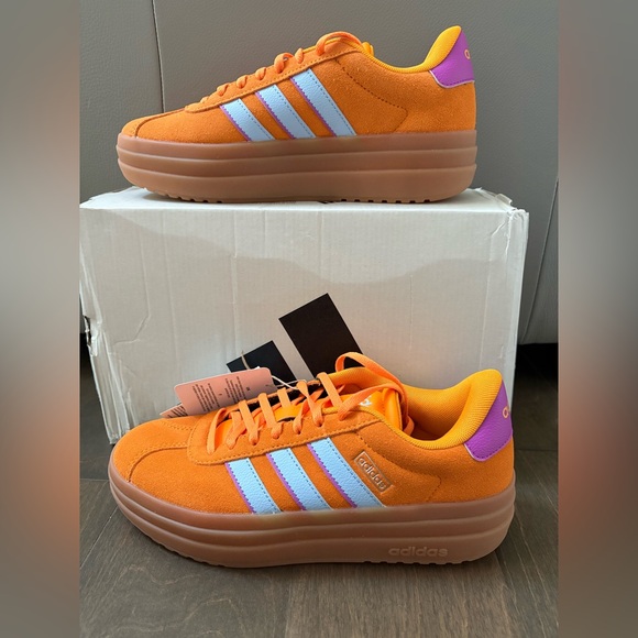 adidas Shoes - Adidas Women's VL court bold Orange Sneakers